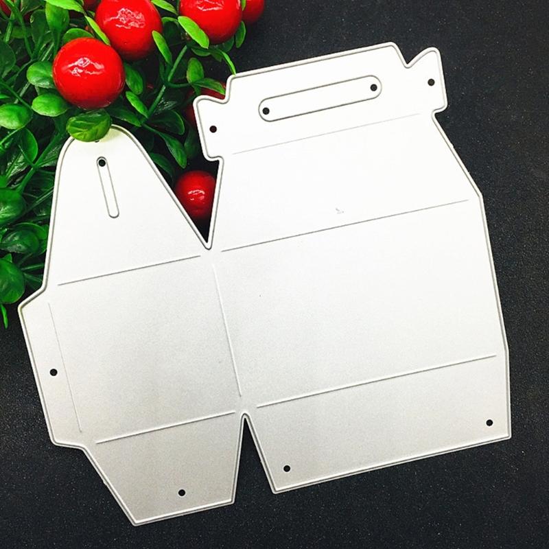 Box Embossing Die Cut Carbon Steel Cutting Die for Card Making Scrapbooking Journal Album Metal Embossing Templates