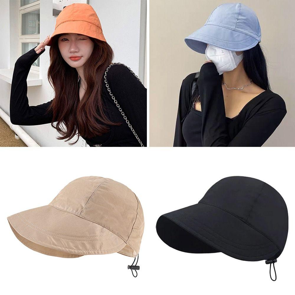 Быстросохнущая Складная Регулируемая Пляжная Кепка с Широкими Полями Солнцезащитная Шляпа Панама Шляпа Рыбака