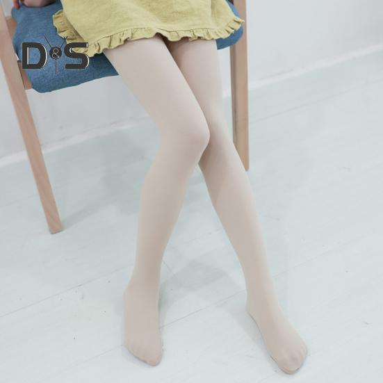 Chidren Ballet Dance Pantyhose High Waist Solid Color High Elasticity Skinny Thin Solid Color Anti-slip Cosplay Performance Tights Work Daily Wear