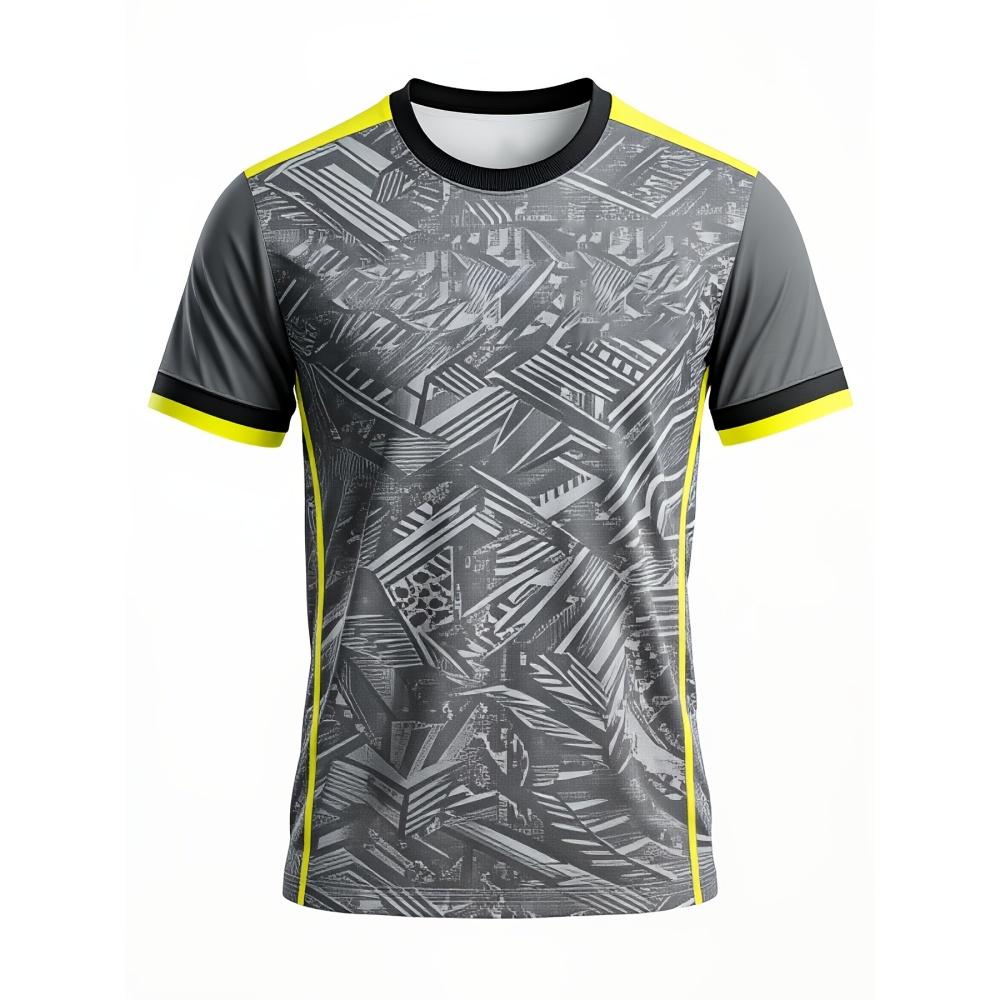 Men Line Badminton T-Shirts Table Tennis Breathable Training Sports Tees Women Tennis Short Sleeve Running Quick Dry Clothing