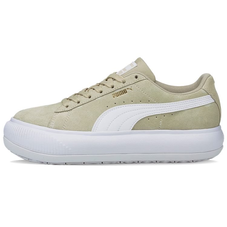 Puma Suede Mayu Putty Women Sneakers Brown White 380686-16