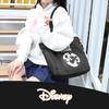 Notre Disney Character Tote Shoulder Eco Canvas Bag, Handbag, Bag, Bag, (Mickey Mouse, Black, Big)
