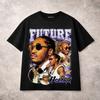 Футболка с графическим принтом Future Hendrix | Хип-хоп Атланта Рэп-футболка Музыкальный исполнитель