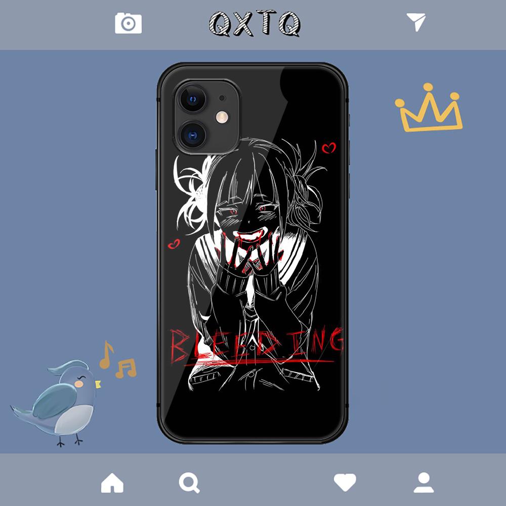Химико Тога Чехол для iPhone Samsung Galaxy Redmi Note S 17 16 15 14 13 20 24 25 54 Pro Max Ultra Fe Чехол из закаленного стекла