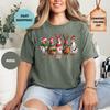 Comfort Colors Christmas Chickens Shirt, Funny Christmas Chicken Shirt, Xmas Gift, Christmas Farm Tee, Holiday Season Shirt, Farm Lover Gift