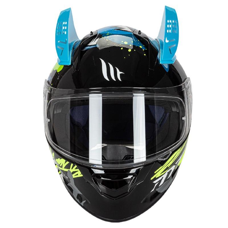 Велосипедный спортивный шлем Аксессуары Крутая наклейка на шлем 2 шт. Декоративный рог для шлема Панк-стиль Украшение