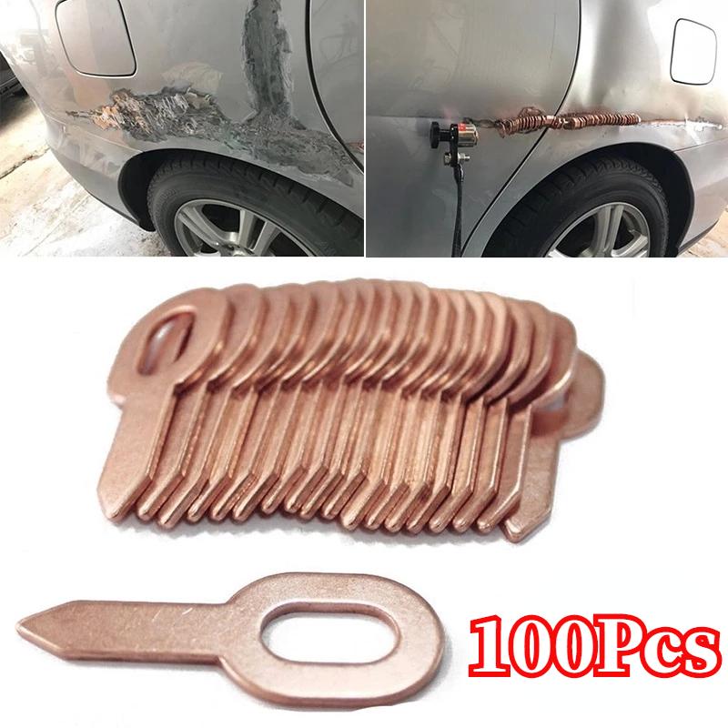 100 шт., прямая шайба для точечной сварки, панель, тянущая шайба, расходные материалы для аппарата точечной сварки