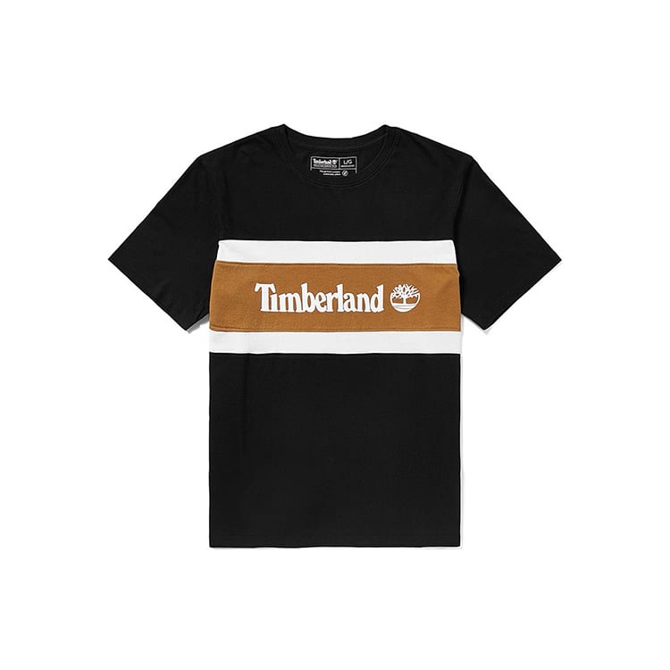 Timberland Футболки Мужские Черные С Круглым Вырезом Умеренные A22S1P56
