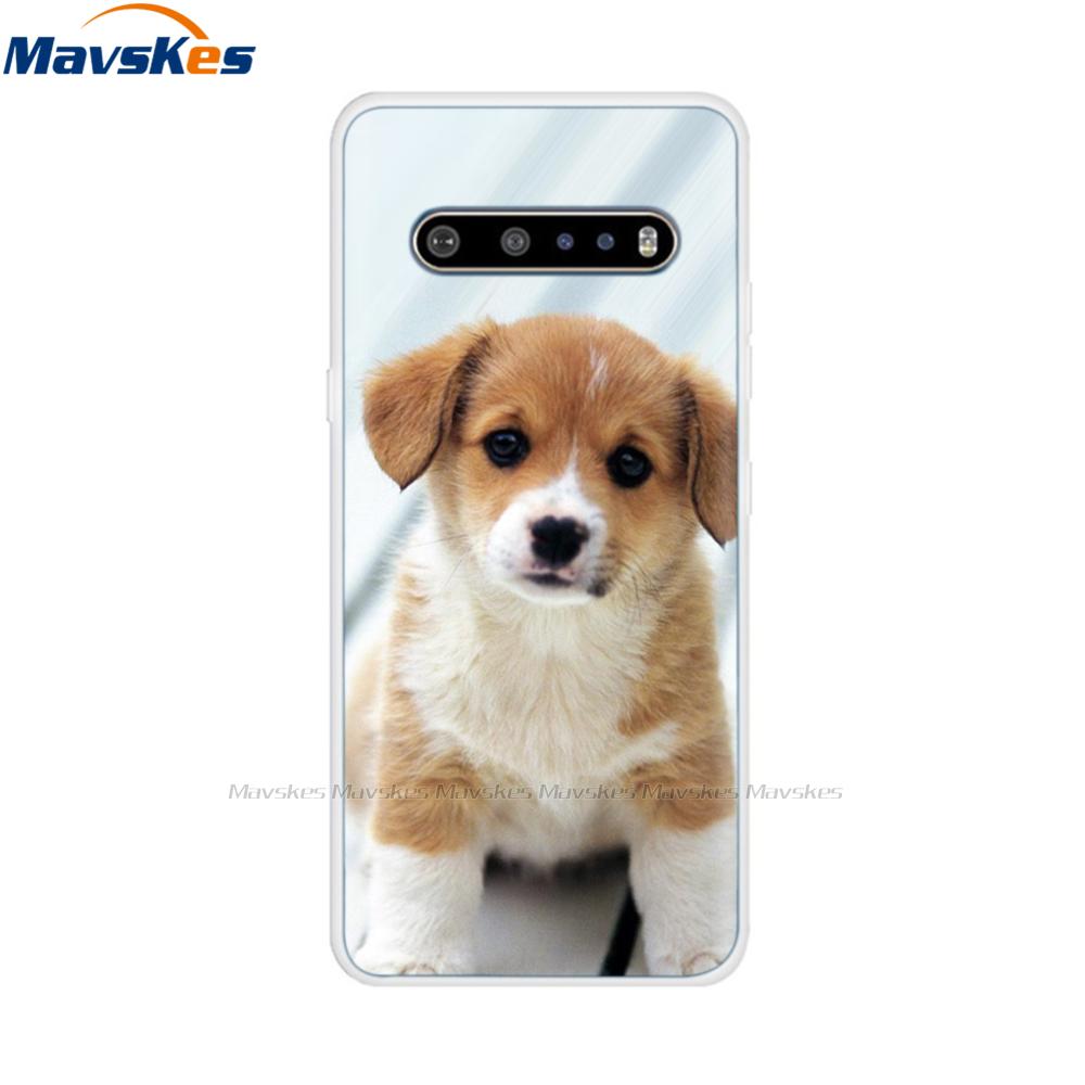 Силиконовый чехол для LG V60 ThinQ 5G, чехол, мягкая ТПУ задняя крышка, чехол для телефона с печатью для LG V60 V50 ThinQ 5G, чехол, Fundas, бампер
