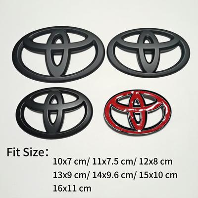 3D накладка-эмблема Toyota для Corolla Camry RAV4 Hilux Yaris Передний Задний Бампер Капот Багажник Логотип Аксессуары