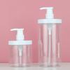 Wide Mouth Pump Bottle Dispenser Clear Shower Bottles  for Shampoo Conditioner Lotion