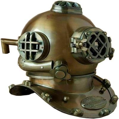 Шлем для дайвинга ВМС США Mark V Marine Scuba Divers 45,72 см Декоративный домашний офис