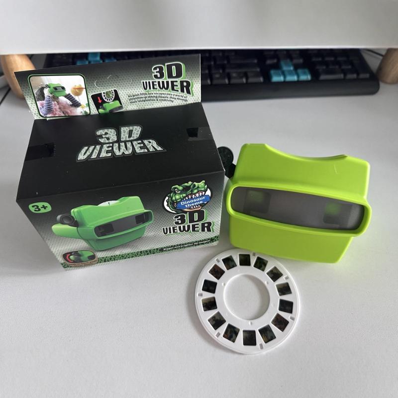 Новый 3D View-Master 3D Образовательный Просмотровый Аппарат Тема Животные/Океан/Динозавры/Космос Мини-Театр Светящиеся Игрушки Детский Подарок