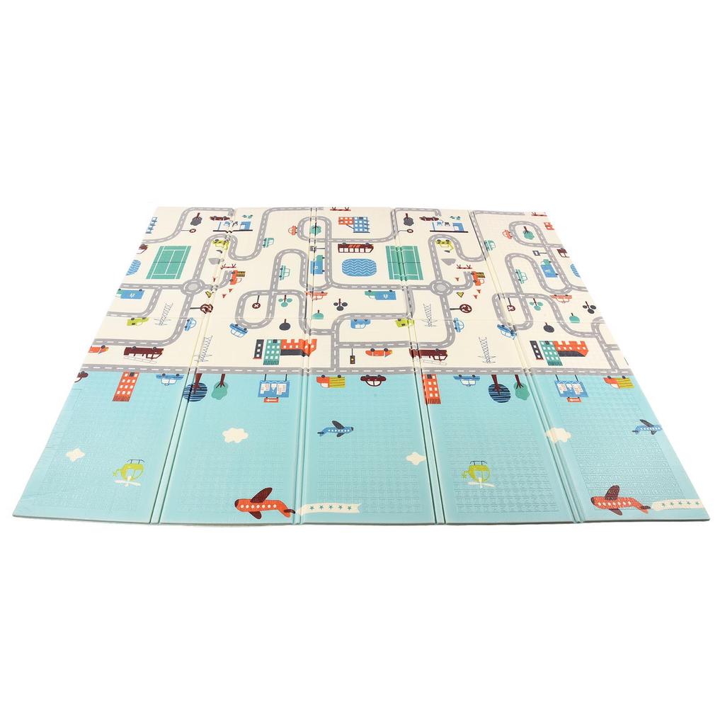 Водонепроницаемый детский коврик для ползания с рисунком из мультфильма, складной пенопластовый коврик для гостиной