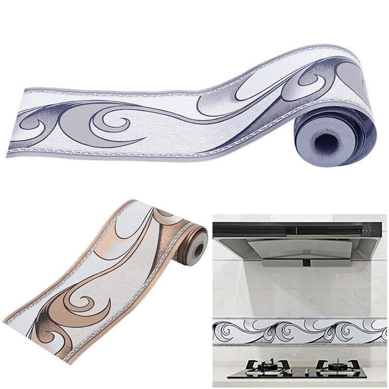 1 рулон 5 см x 10 м водонепроницаемые самоклеящиеся наклейки на стену своими руками произвольно вырезанные ПВХ талия домашний декор