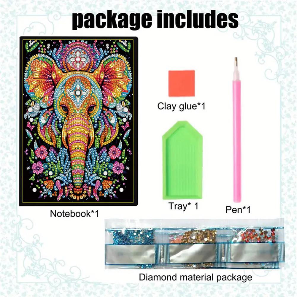 DIY Special Shaped Journal Sketchbook DIY Special Shaped Diamond Painting Notebook Diamond Art Diary Book for Adults Kids