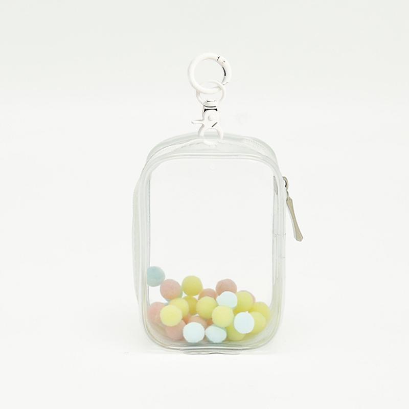 Jewelry Organizer Transparent Storage Box Pouch Mystery Box Keychain Bag Storage Case Thicken Wallet Cute Doll Bag Organization