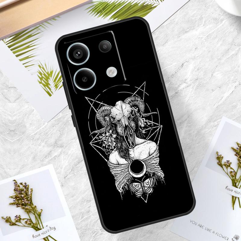 Witchcraft Occult Pentagram Case For Redmi Note 13 Pro Plus 12 11 10 9 Pro 9S 10S 11S 12S 10A 9C 10C 12C 13C Back Cover