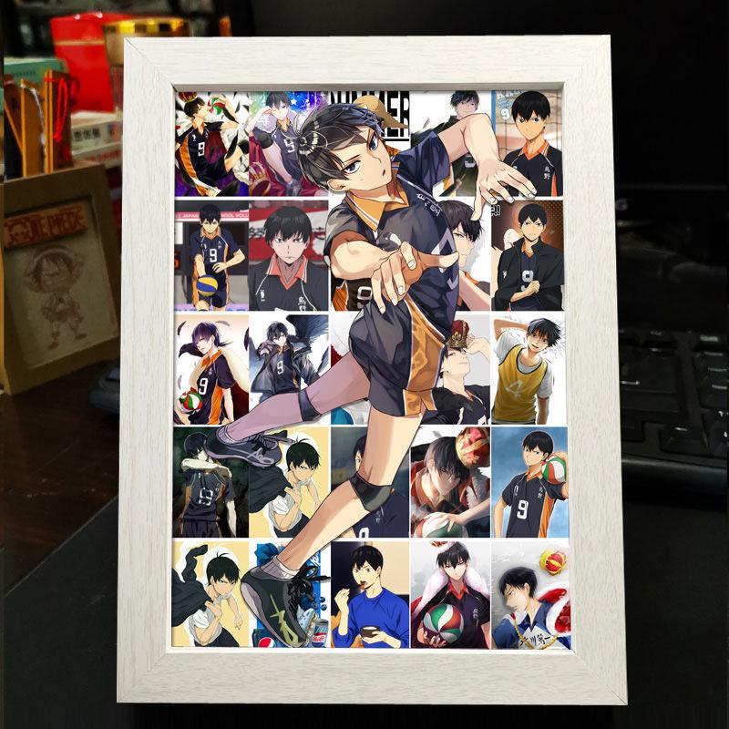 Хайкю!! Украшение фоторамки: Кагеяма Тобио и Хината Шоё - Готовая фоторамка-дисплей в подарок