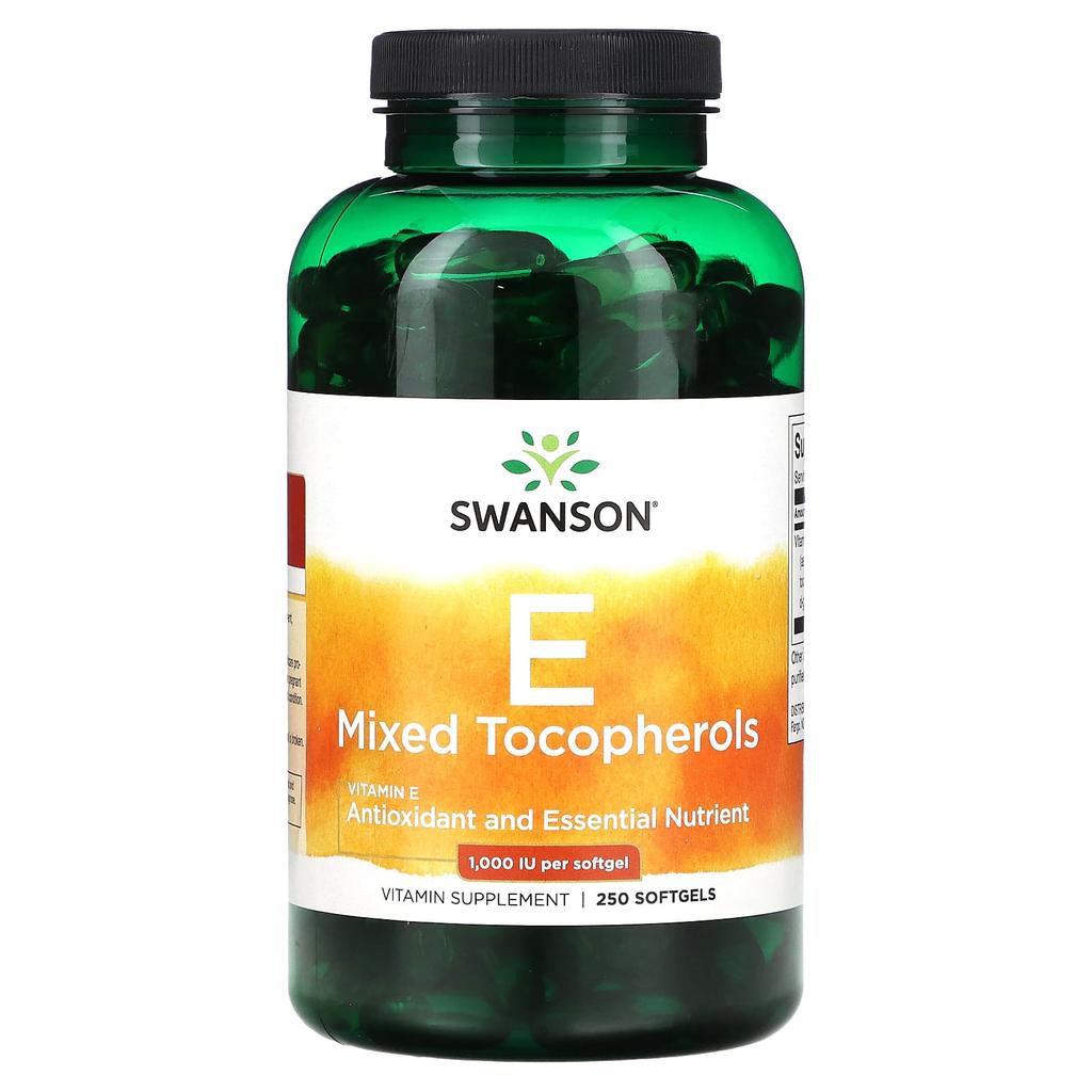 Vitamin E Mixed Tocopherols, 1,000 Iu, 250 Softgels
