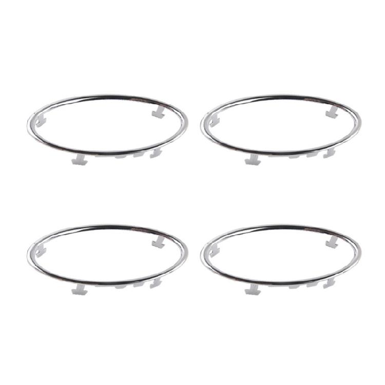 Air Conditioning Trim Outlet Decoration Vent Trim Circle Sticker for Automotive Stylish, Car Styling Visual Appeal 4pcs
