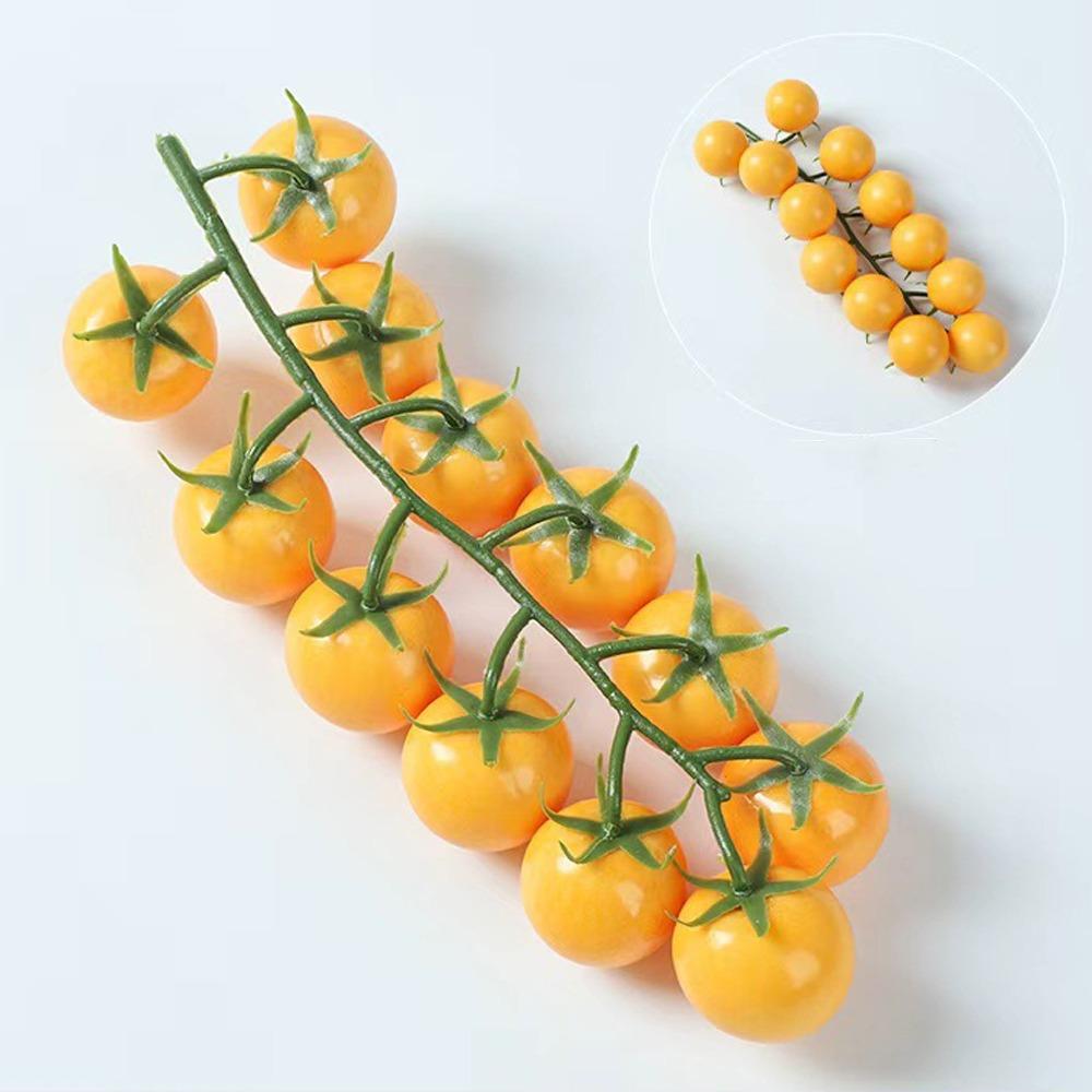 Hanging Simulation Tomatoes Model Lifelike Tomatoes Ornament Fake Fruit Props Hotel Decor