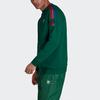 adidas Мужская толстовка с круглым вырезом Originals Trefoil 3D Logo, зеленая, GF0224