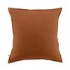 Taie D'oreiller - Flanelle - 63 X 63 Cm - Couleur Tomette - 100% Coton - OEKO-TEX