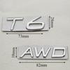3D Металлический Значок Логотип Автомобиля T5 T6 AWD Задний Багажник Наклейки Для Volvo S40 S60 S80 V60 V70 V90 XC40 XC60 XC90 Внешние Аксессуары