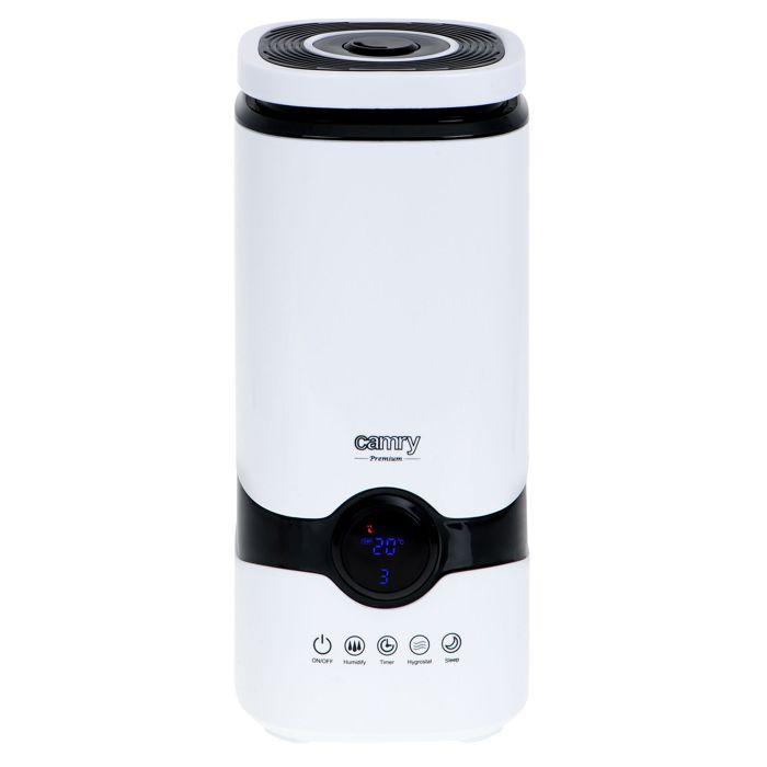 Humidificateur Ultrasonique 4,2L, Silencieux, Huiles Essentielles, Télécommande Camry CR7964 25W Blanc 36036