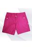 Women's Fashion Big Size Shorts & Bermudas Pink Plus Size Cotton Shorts