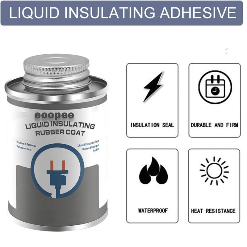 30/125 мл жидкая изоляционная изоляционная лента, резиновая изоляционная лента для электрических проводов, кабеля, фиксированная линия, клей, водонепроницаемая жидкая изоляционная лента