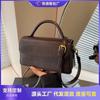 Retro Simple Portable Small Square Bag Women's New Autumn and Winter Versatile Casual Shoulder Messenger Bag Commuter Bag