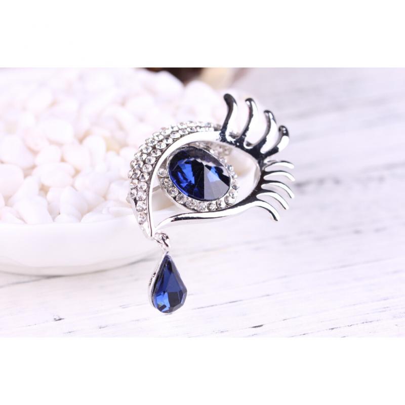 Rhinestone Brooch - High-Quality Unique Angel Tear Brooch, Ladies' Scarf and Shawl Pin