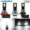 2Pcs H8 H11 LED Bulb 9005 HB3 9006 HB4 Led Lamp Super Bright Car Fog Lights Day Driving Running Light 12V 6000K White