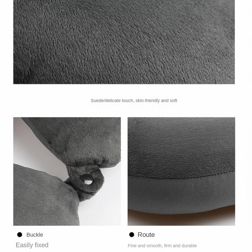 Soft Car Neck Pillow Comfort Travel Cushion Gift U Shaped Neck Supportor  Cars and Home Office Use