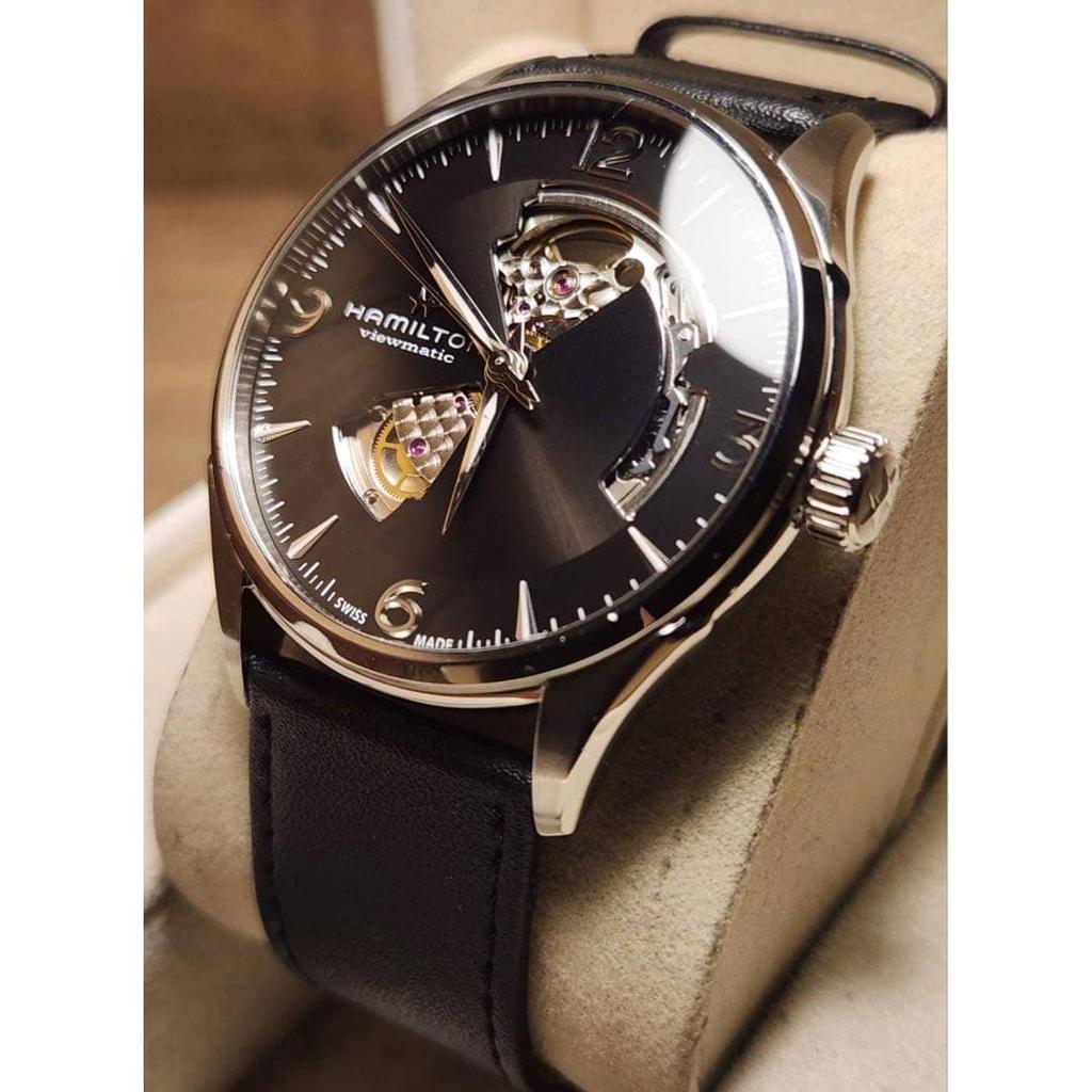 Used Hamilton Jazzmaster Open Heart Automatic Khaki 80-Hour Power Reserve Watch