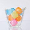 Kitchen Cookies DIY Colorful Square Plastic 3D Cooling Tool Bar Tool Ice Cube Simulation Ice