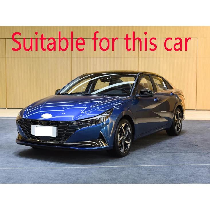 Для Hyundai Elantra CN7   Автоаксессуары Накладки на дверные окна, подлокотники, панель переключателей в стиле карбона, декоративные молдинги