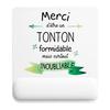 Tapis De Souris - PLANETEE - Merci Tonton Inoubliable - 22x18 Cm - 3 Mm - Impression Sublimation HD
