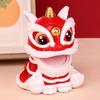 Exquisite Lucky Lion Dancing Art Toy New Year Home Decoration Lion Dance Statue Lion Tabletop Decoration for Gift