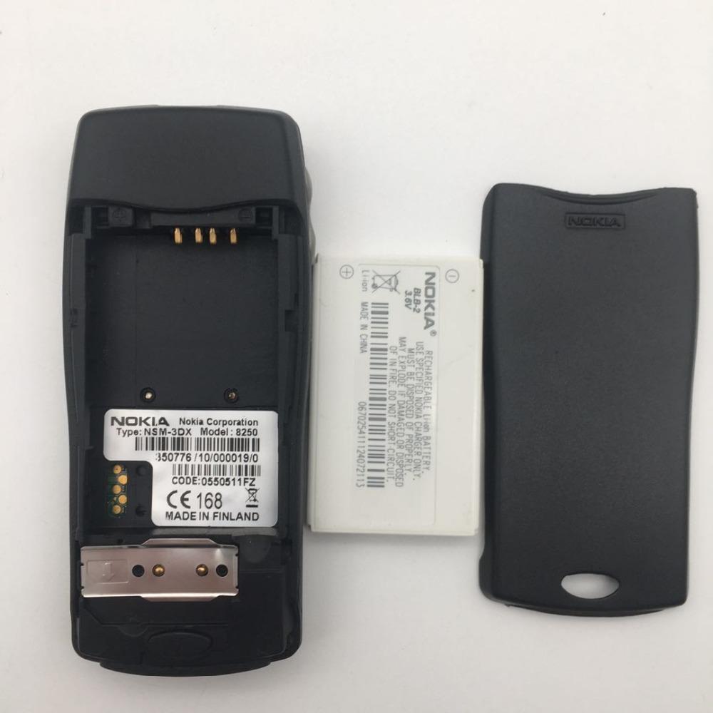 Восстановленный оригинальный мобильный телефон Nokia 8250 2G с 1 SIM-картой