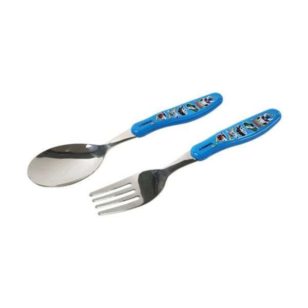 Leburn Hello Carbot 12 Basic Spoon + Fork, Mixed Colors, Korean Popular Tableware