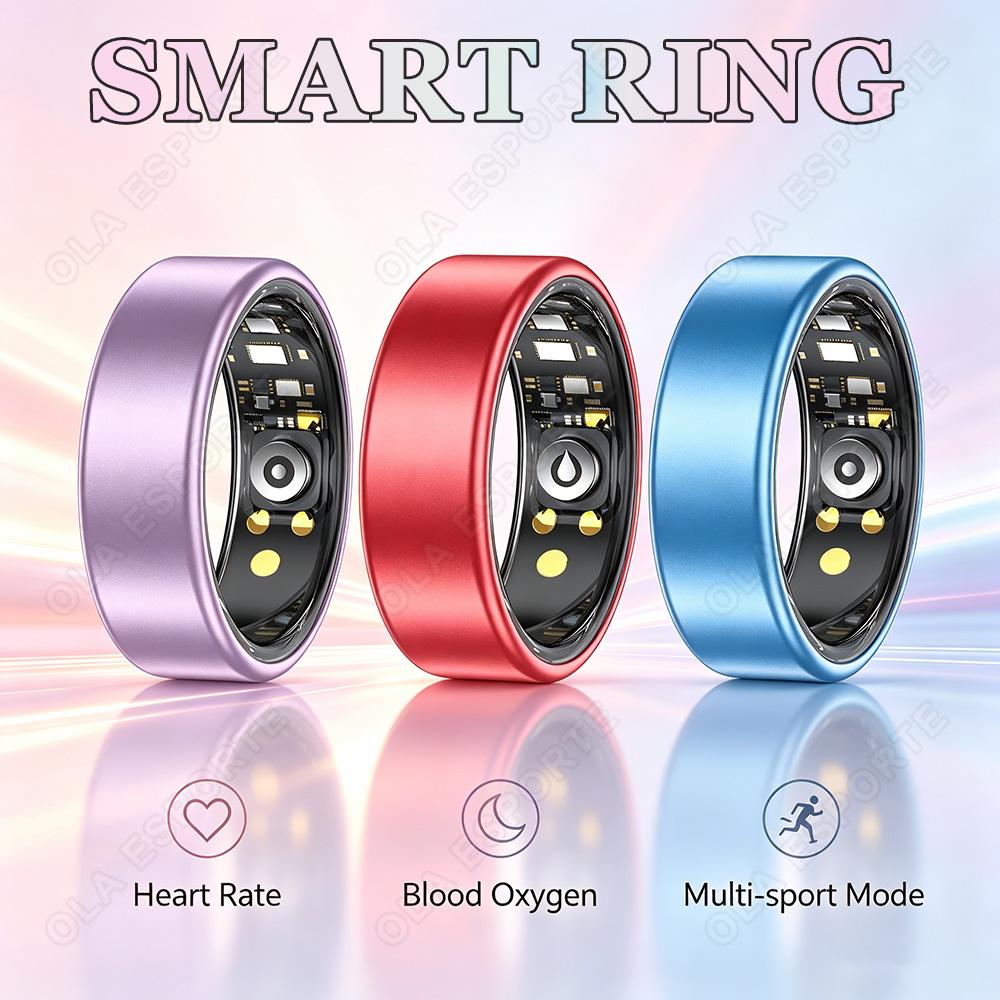 Blood Pressure Sleep Health Monitor Smart Ring Sport Remote Camera smartring IP68 Waterproof Care for family Ring Men Women R12 1