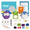 Knitting Kit for Beginners Animal Stuffed Animal Kit Crochet Frog Owl Penguin Cute Pendant DIY Amigurumi Art for Kids Adults Knitting Lovers