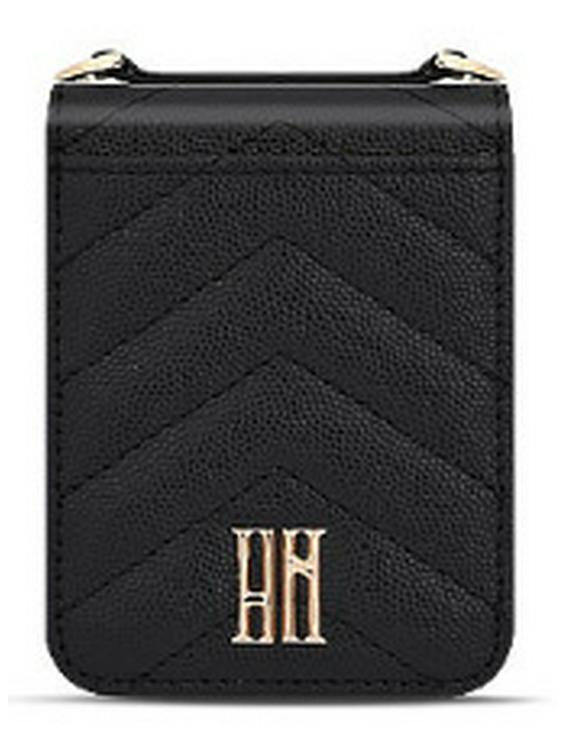 Кожаный чехол с ромбовидным узором для Samsung Z Flip3/4/5 — универсальный дизайн против падений