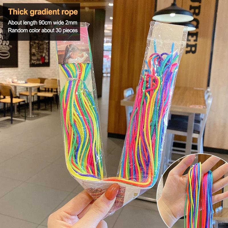 90 см Разноцветные 16-30 шт. Веревки для плетения кос, пряди для африканских кос, для девочек, для DIY, для плетения хвостиков, женские аксессуары для укладки волос