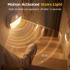 10 Pack Motion Sensor Stair Lights Indoor, Automatic Activated Closet Lights Battery Operated, Wireless Hallway Lights with Warm White, Portable LED