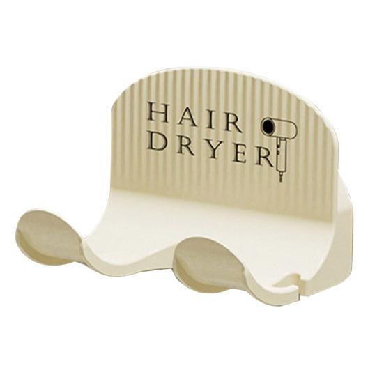 Держатель для фена Настенный монтаж Простая установка Компактный влагостойкий сверхмощный органайзер для хранения в ванной комнате