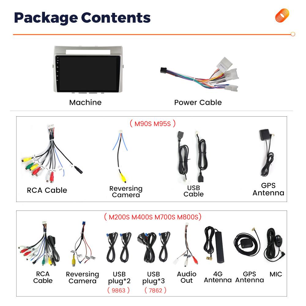 Navifly 8-ядерный 8+256G 2 Din Android автомобильный радиоприемник для Toyota Corolla Verso AR10 2004-2009 видеоплеер стерео Carplay автомобильное головное устройство